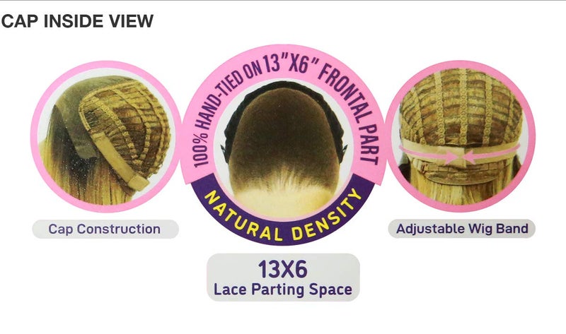 Janet Collection Melt 13x6 Frontal Part ASIA Lace Wig (1B) - Image 2